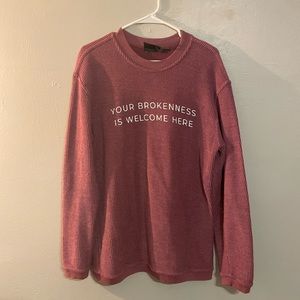 Your Brokenness is Welcome Here Crewneck | Soul Scripts | Jordan Lee Dooley